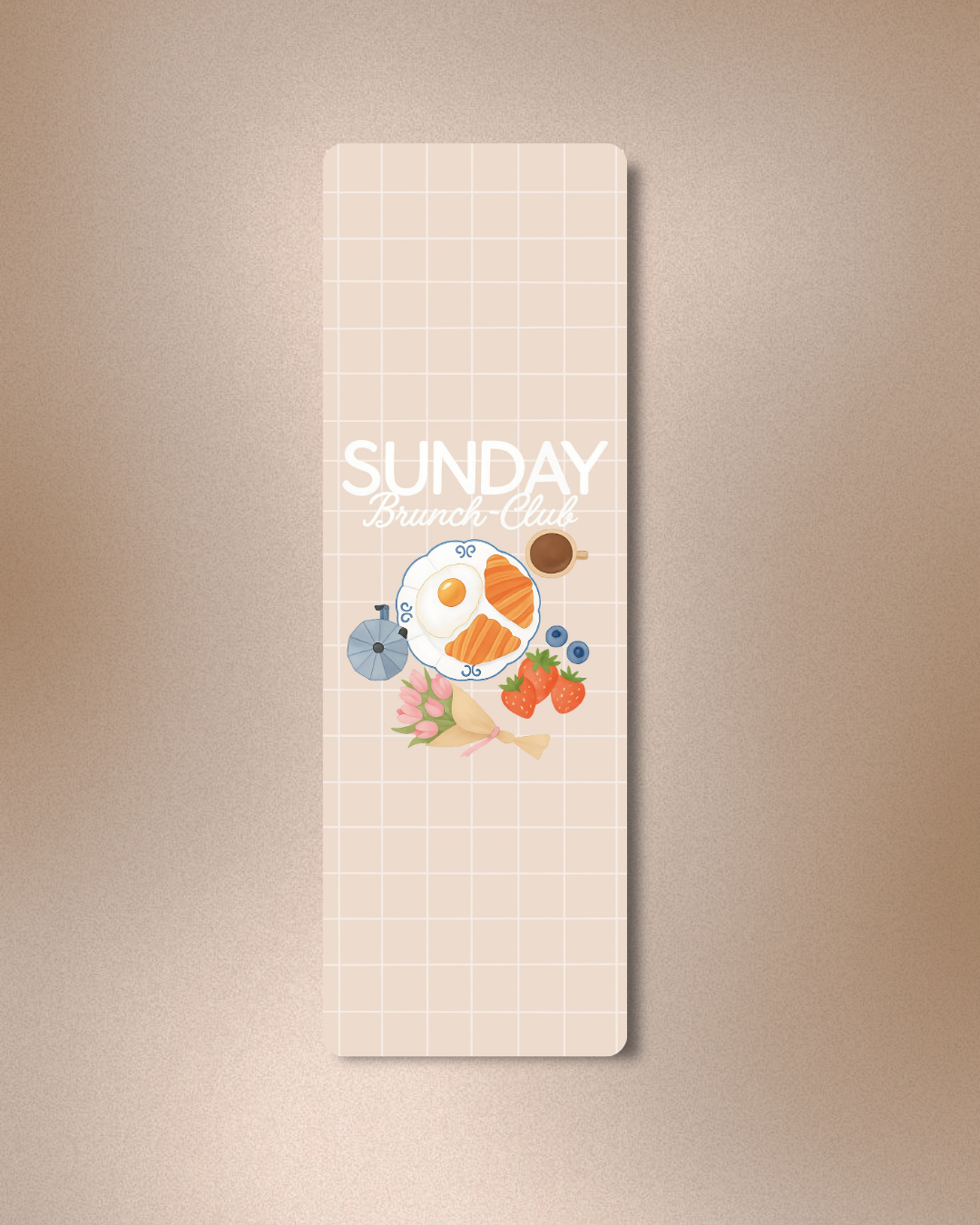 Sunday Brunch Club Bookmark