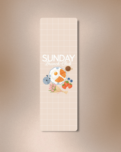 Sunday Brunch Club Bookmark