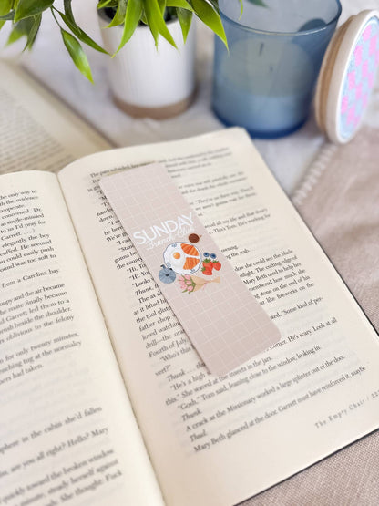 Sunday Brunch Club Bookmark