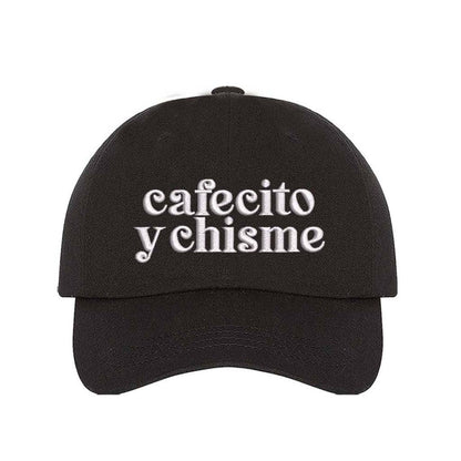 Cafecito y Chisme Embroidered Baseball Hat