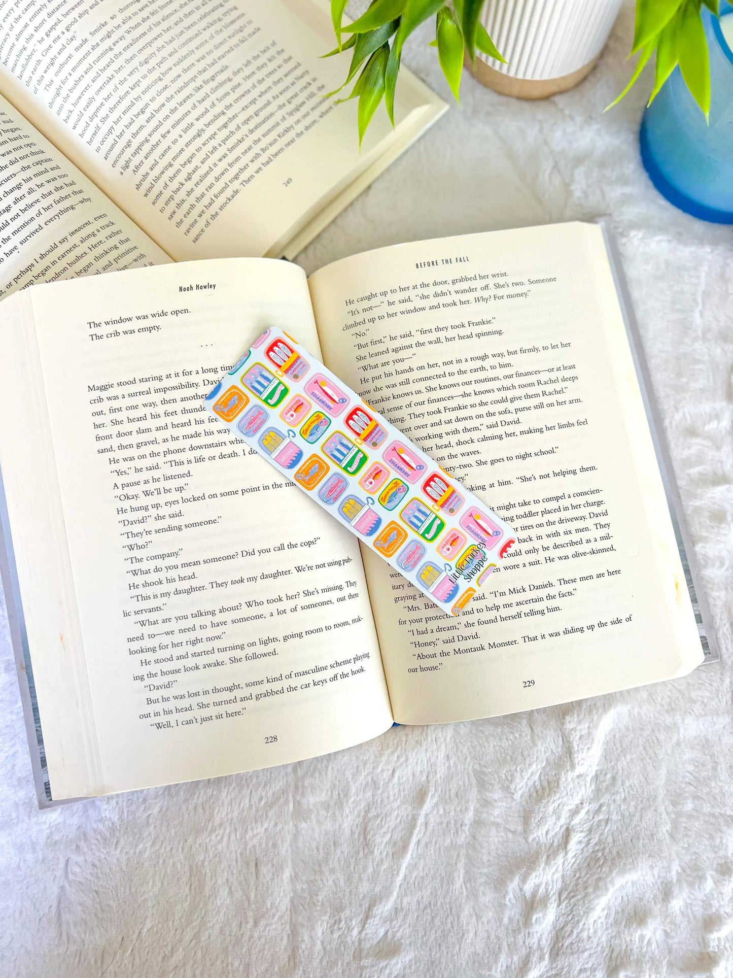 Blue Sardine Bookmark