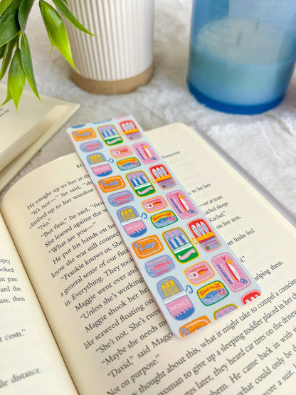 Blue Sardine Bookmark