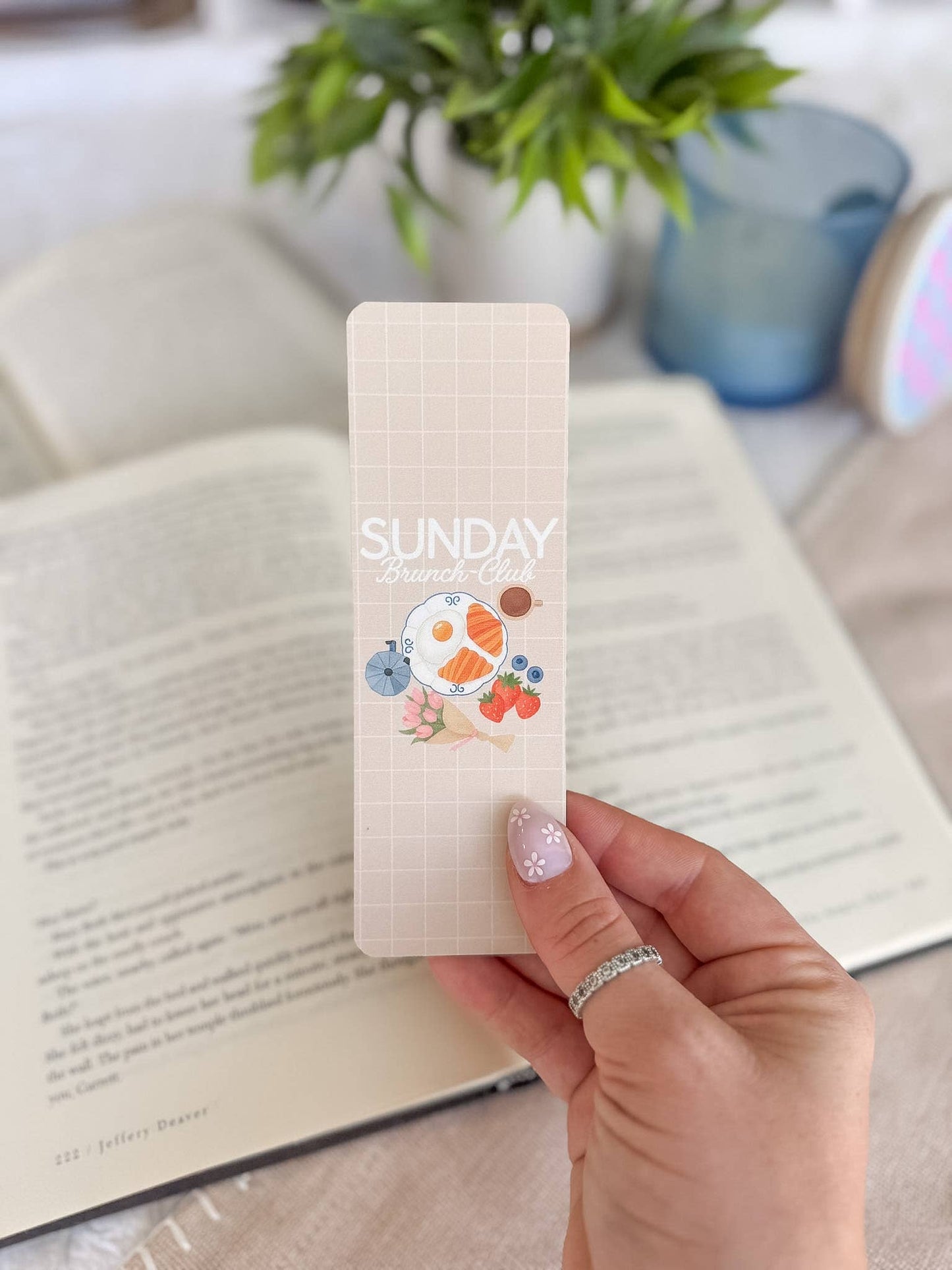 Sunday Brunch Club Bookmark