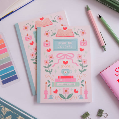 Reading Journal – 50 Page Book Review Notebook